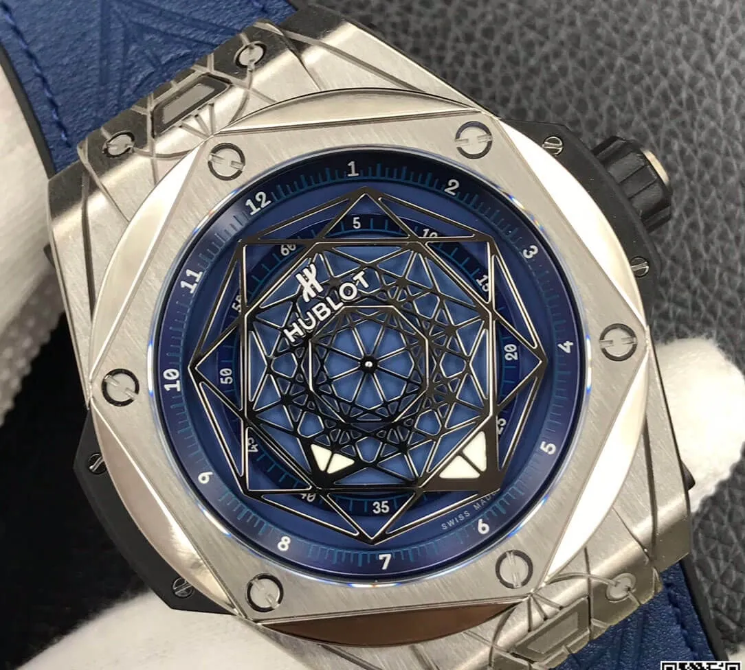 Hublot Big Bang 415.NX.7179.VR.MXM18 WWF Factory 1:1 Best Edition Replica Watch Blue Strap